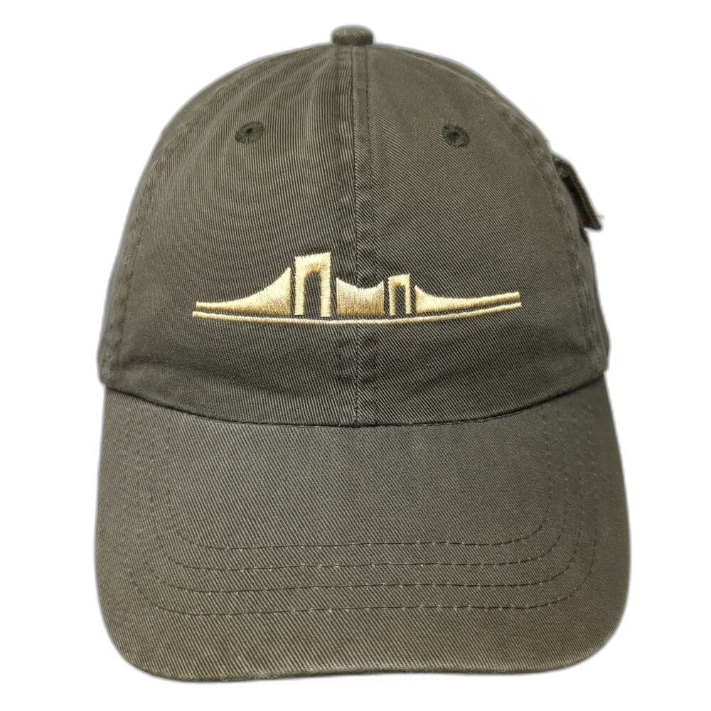 Vitronic Green Baseball Cap One Size Bridge Embroidery Side Pocket Slideback Hat